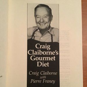 Craig Claiborne’s Gourmet Diet 1980 With Pierre Franey HC Cookbook